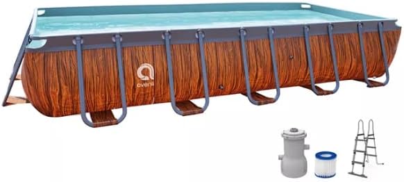 Jilong Rectangular Frame Pool Set 4.0x2.0x0.99m Filter Ladder