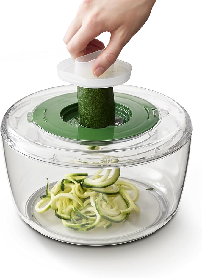 Joseph Joseph Salad Prep Set 4PC Bowl Spiraliser Grater