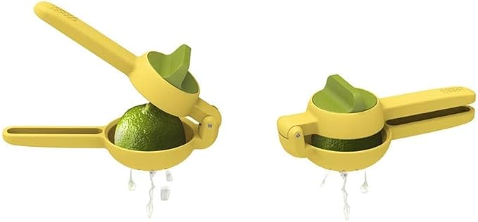 Joseph Joseph JuiceMax Dual-Action Citrus Press Yellow