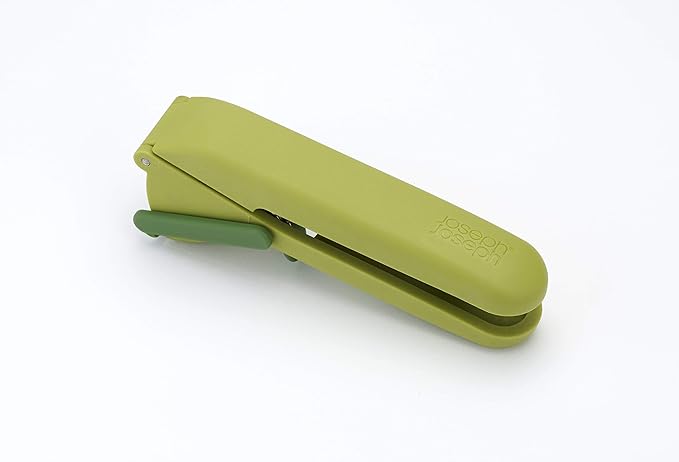 Joseph Joseph CleanForce Garlic Press with Wiper Green