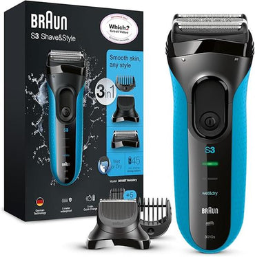 Braun Shaver Series 3 3010BT Wet & Dry Trimmer