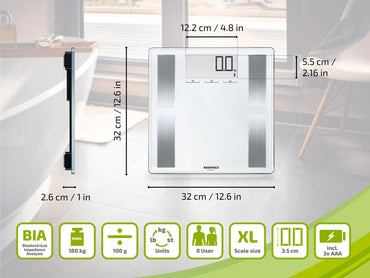 Soehnle Body Analysis Scale 180KG Connect 100 App