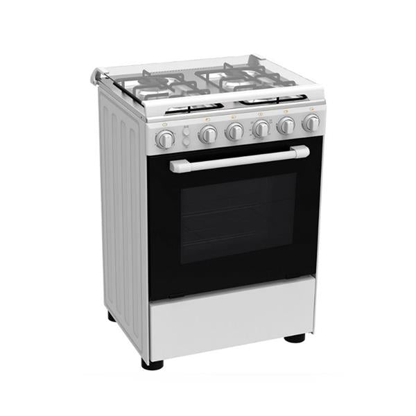 Midea 60CM Freestanding Cooker 4 Gas Burner Grill White