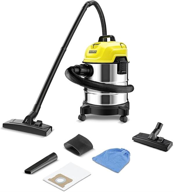 Karcher Wet & Dry Vacuum WD 1s Classic 18L SS 200AW
