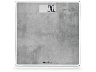 Soehnle Digital Bathroom Scale 180KG Compact Concrete
