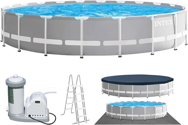 Intex Prism Frame Round Pool Set 6.10m x 1.32m