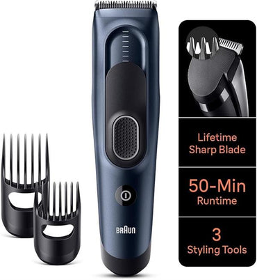 Braun Hair Clipper HC5 17 Lengths Memory Lock