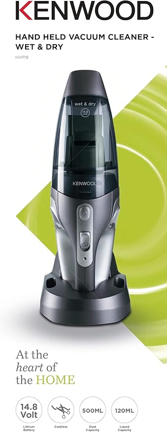 Kenwood Cordless Hand Vacuum Wet/Dry 14.8V Silver