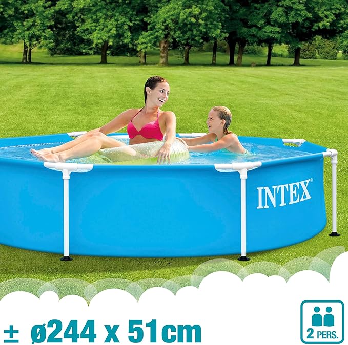 Intex Metal Frame Pool 2.44m x 51cm (No Filter)