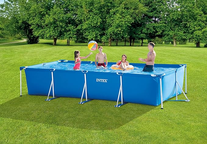 Intex Rectangular Frame Pool 4.5x2.2x0.84m with Filter Pump