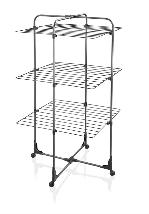 Leifheit Classic Tower Clothes Dryer 27M Wheeled Black