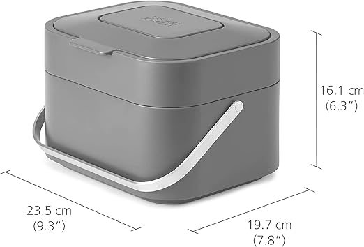 Joseph Joseph Stack 4L Food Waste Caddy with Odor Filter