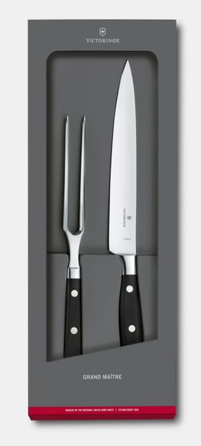 Victorinox Gourmet Carving Set 2PC Black