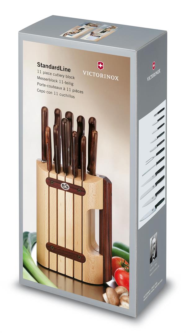 Victorinox Knife Block Set 11PC Wood