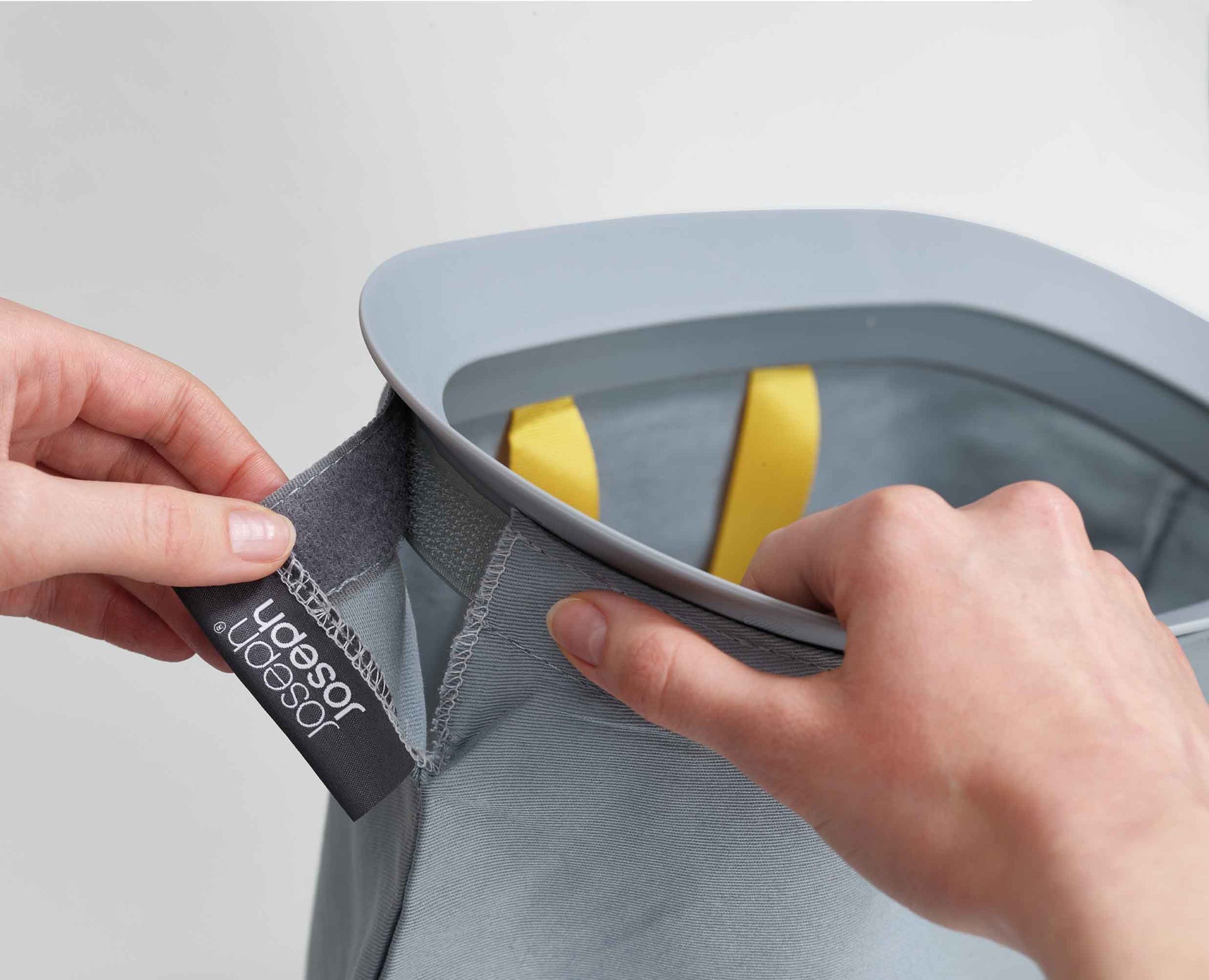 Joseph Joseph Tota Trio Laundry Basket 90L 3 Compartment Grey