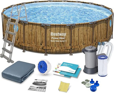 Bestway Power Steel Swim Vista II Round Pool