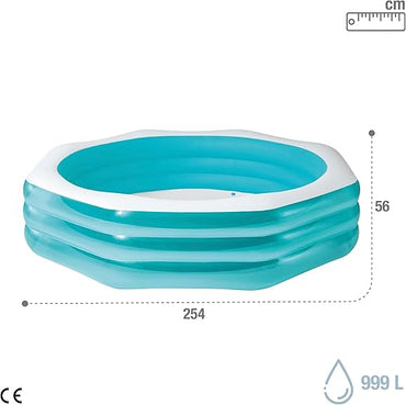 Intex Octagonal Family Inflatable Pool 2.54m