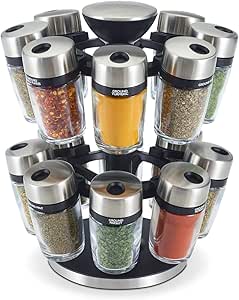 Cole & Mason Spice Jar Carousel 16-Piece