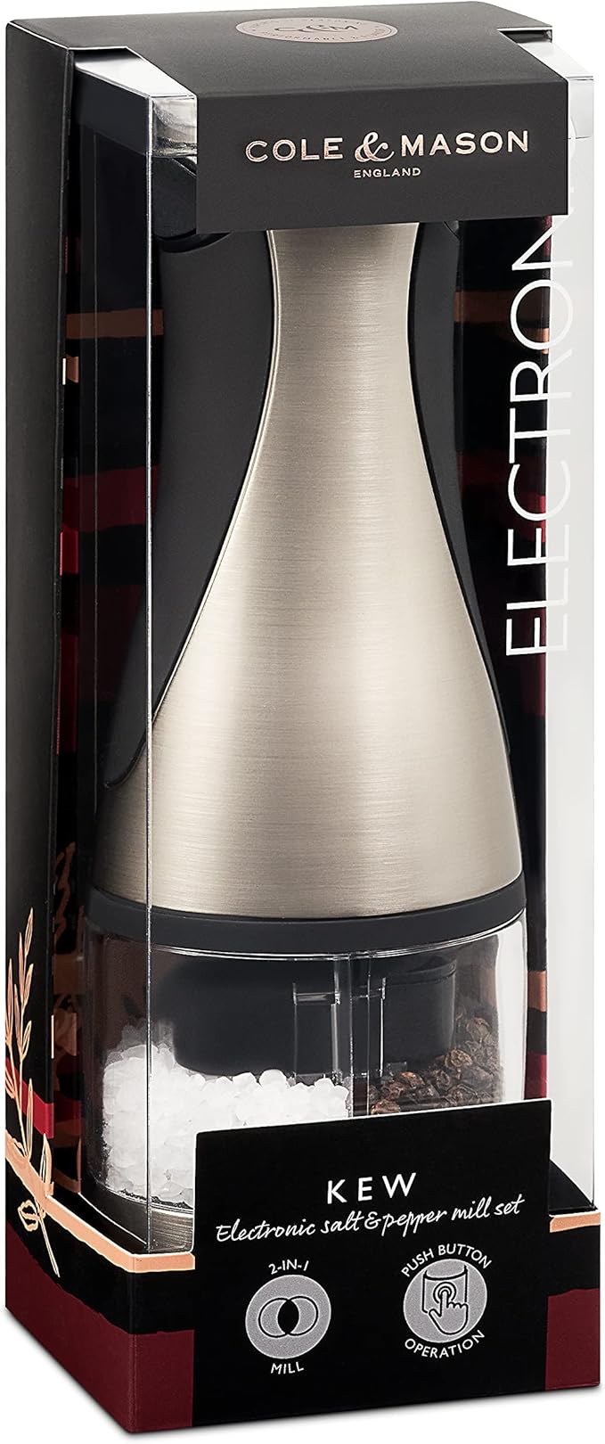 Cole & Mason Kew 2-in-1 Salt & Pepper Mill