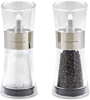 Cole & Mason Flip Salt & Pepper Mill Set Chrome