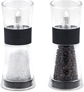 Cole & Mason Flip Salt & Pepper Mill Set Black