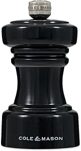 Cole & Mason Gloss Black Pepper Mill 104mm