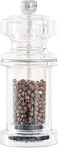 Cole & Mason Acrylic Pepper Mill 144mm