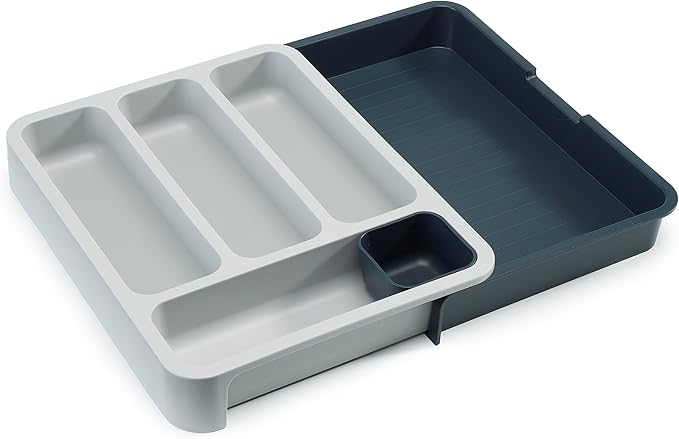 Joseph Joseph DrawerStore Expandable Cutlery Tray Grey