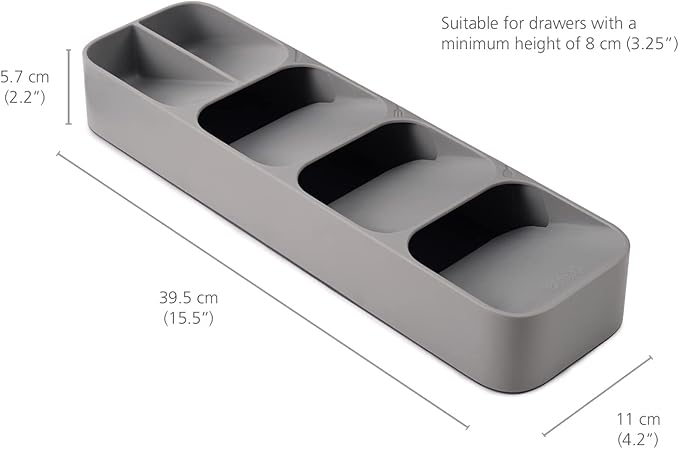 Joseph Joseph DrawerStore Cutlery Organizer Tray Stacked