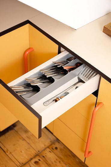 Joseph Joseph DrawerStore Cutlery Organizer Tray Stacked