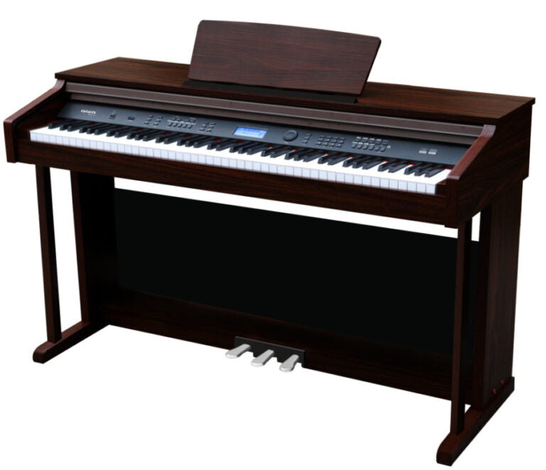 AIWA Digital Piano Brown 88-Key with Touch Response – AWMP2000BN