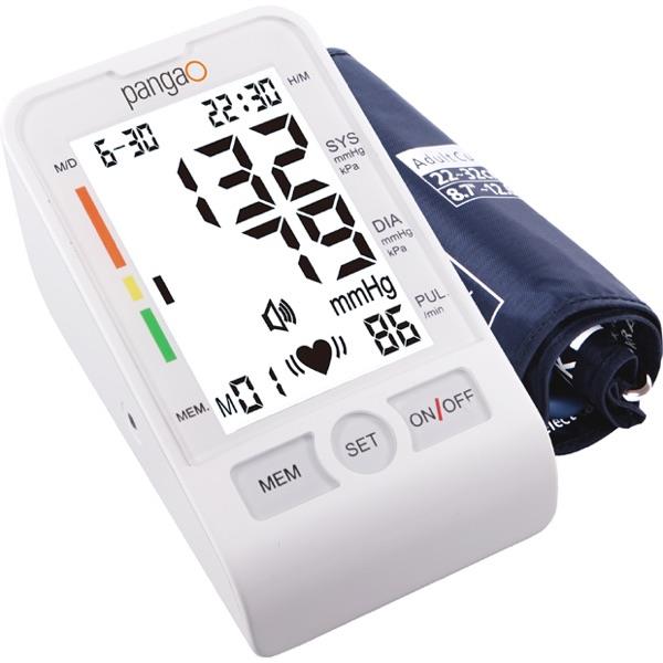 Pangao Upper Arm BP Monitor Automatic Talking Larger LCD
