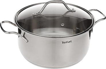 Tefal Intuition Casserole 24cm 4.9L Stainless Steel Induction