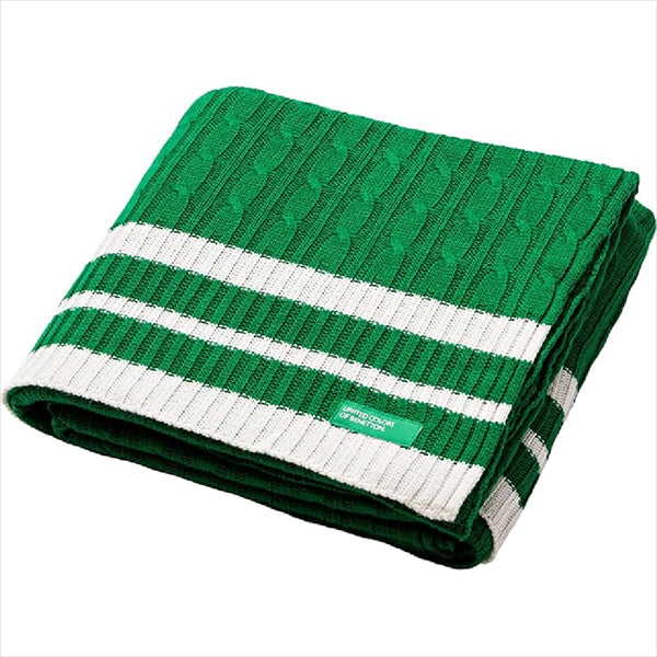 Benetton Rainbow Blanket 140x190cm Green