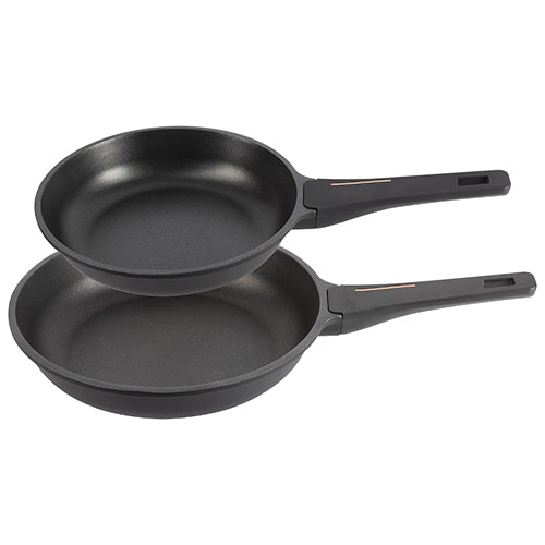 Bergner Cast Aluminum Frypan Set 2PC (24cm + 28cm)