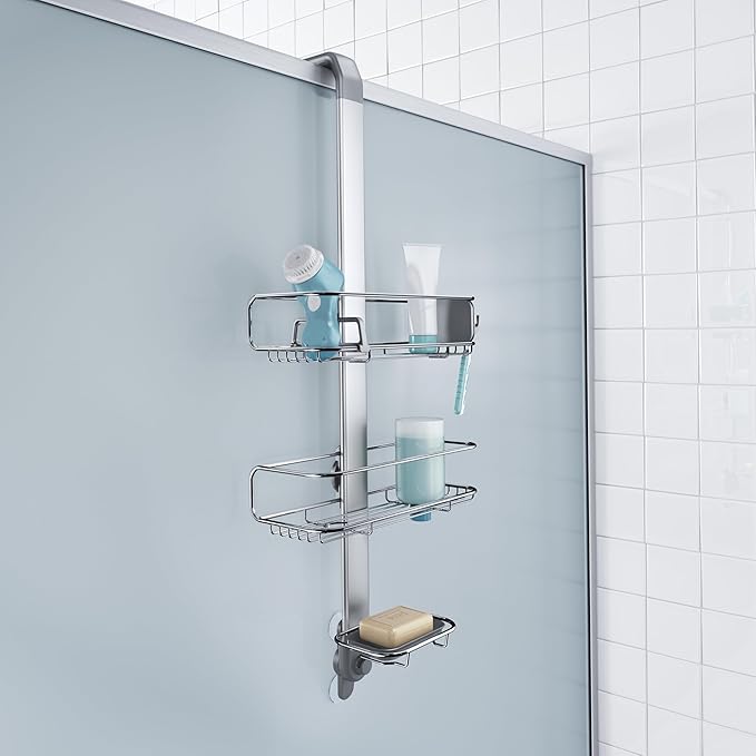Simplehuman Over Door Shower Caddy SS