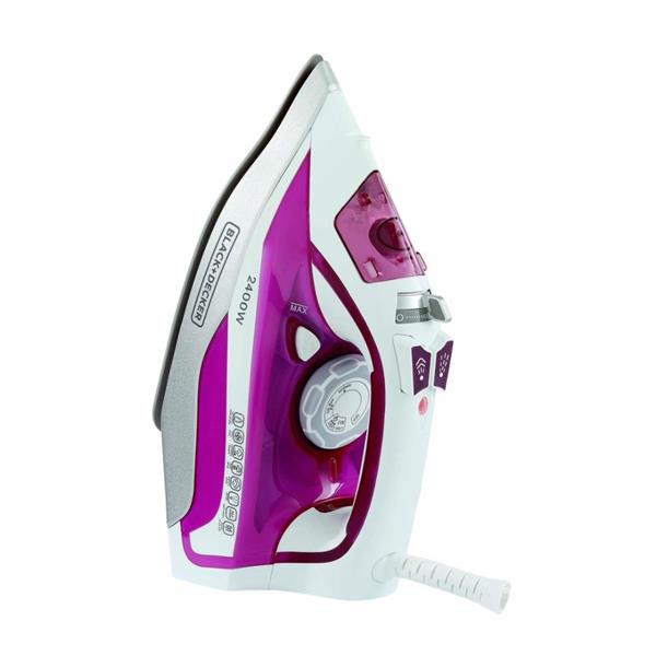 Black + Decker Steam Iron 2400W Ceramic Soleplate