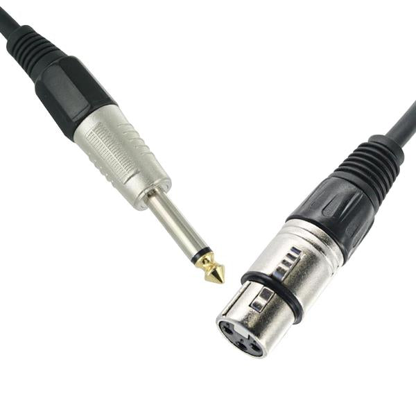 Conqueror Microphone Cable XLR to 6.5mm Audio 5 Meter