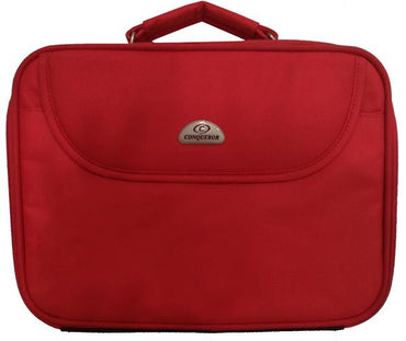 Conqueror Laptop Bag 17.1 Inch with Strap Red