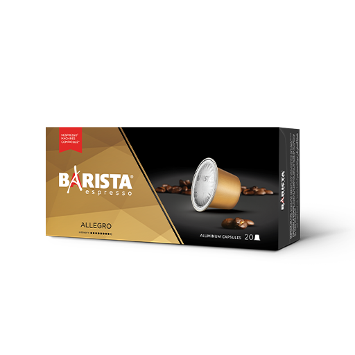 Barista Allegro Coffee Capsules 20-Count
