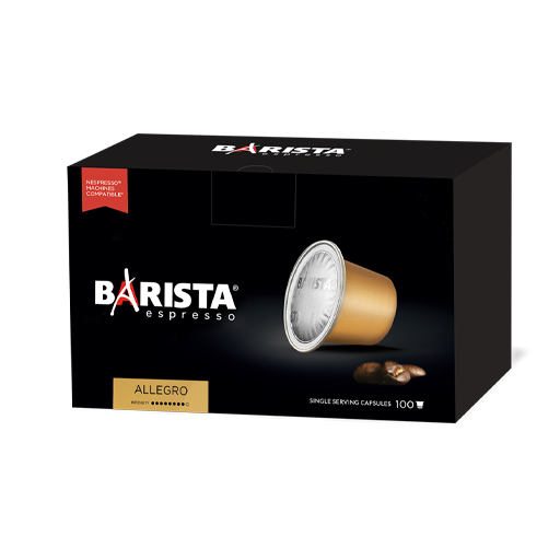 Barista Allegro Coffee Capsules 100-Count