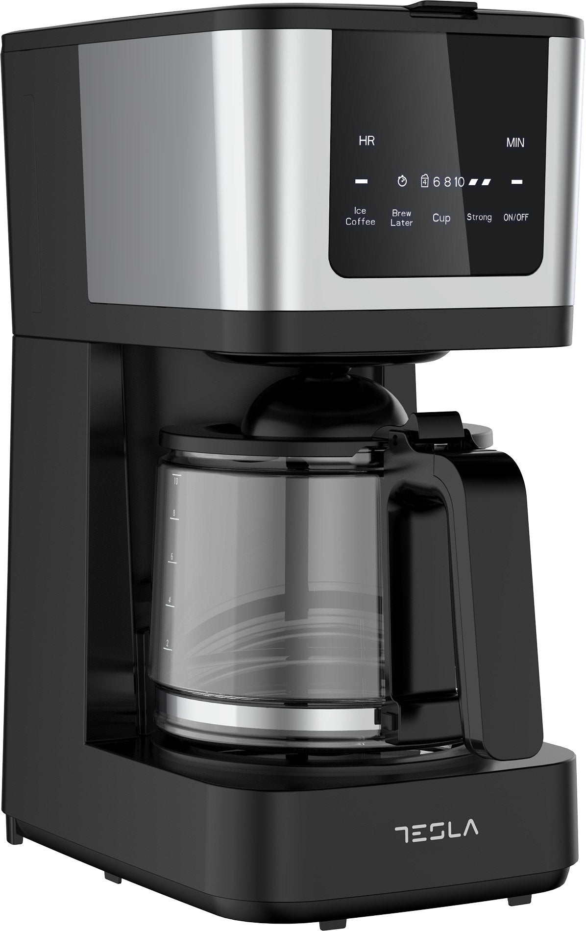 Tesla Drip Coffee Maker 1.38L 900W 12-Cup LCD