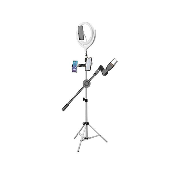 Conqueror Ring Light 12 Inch Tripod Mic Phone Bundle
