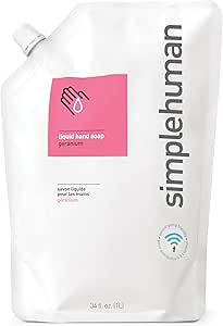 Simplehuman Liquid Hand Soap Refill Pouch 1L Geranium