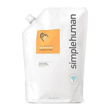 Simplehuman Liquid Hand Soap Refill Pouch 1L Mandarin Orange