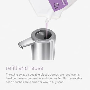 Simplehuman Liquid Hand Soap Refill Pouch 1L Spring Water