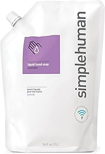 Simplehuman Liquid Hand Soap Refill Pouch 1L Lavender