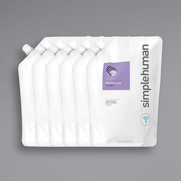 Simplehuman Foam Hand Soap Refill Pouch 1L Lavender