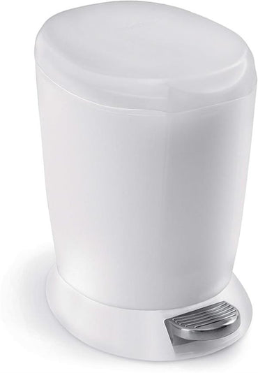 Simplehuman Round Pedal Bin 6L Plastic White