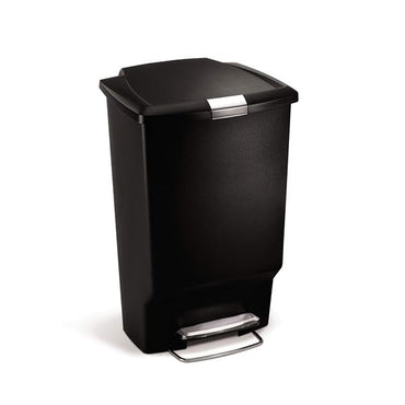 Simplehuman Rectangular Pedal Bin 45L Plastic Black